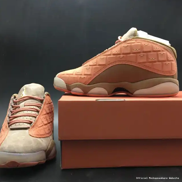 Official Maikesneakers Stone Sepia Blush CLOT Jordan Low x Canteen-Terra AT3102-200 Air 13 0407